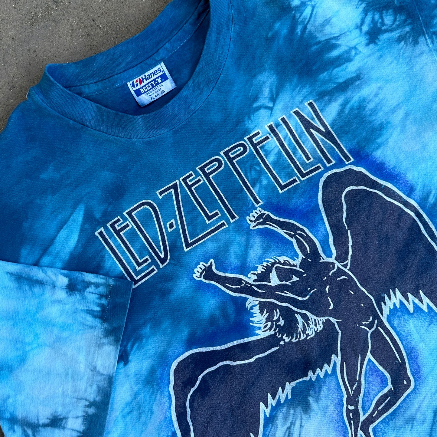 Vintage 1984 LED ZEPPELIN Crop Tee (XL)