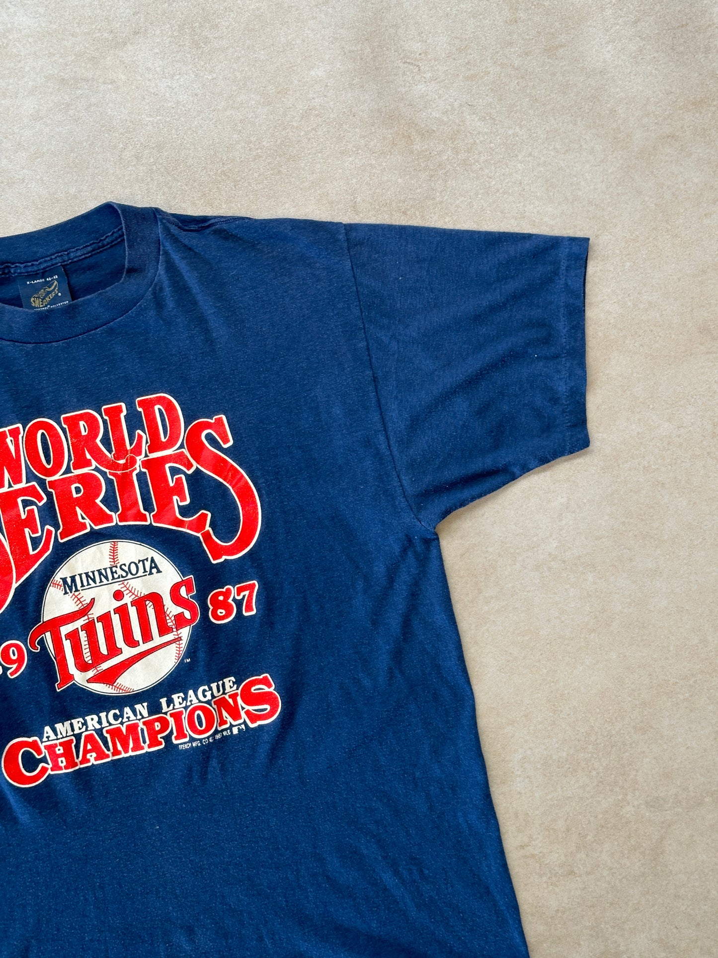 1987 MLB Champions T-Shirt (S-M)